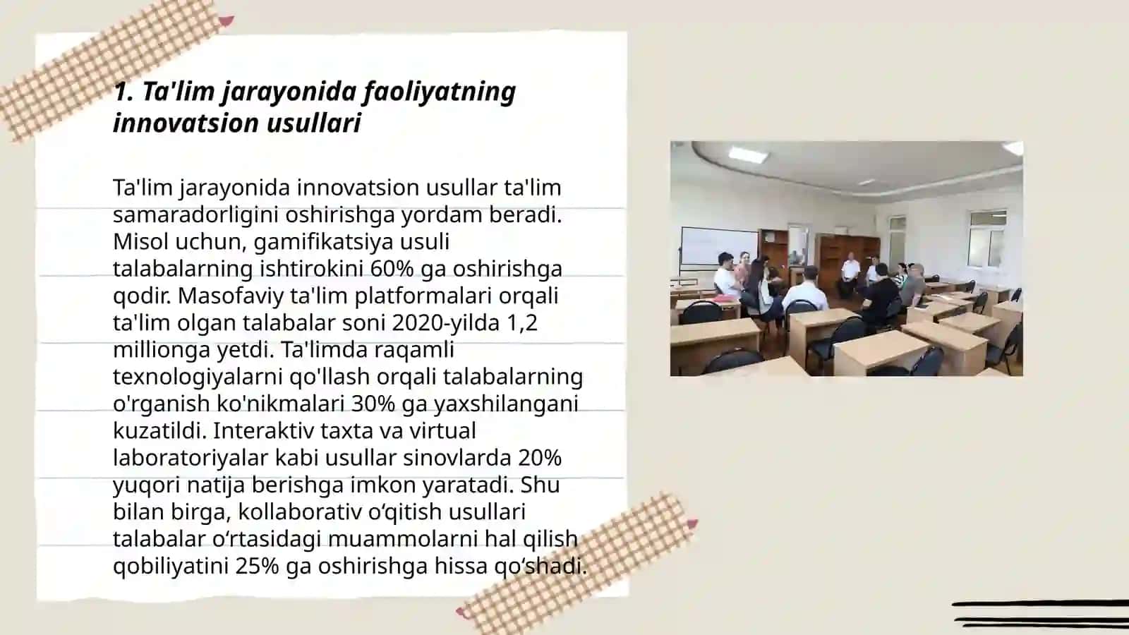 Ta'lim jarayonida faoliyatning innovatsion usullari 3