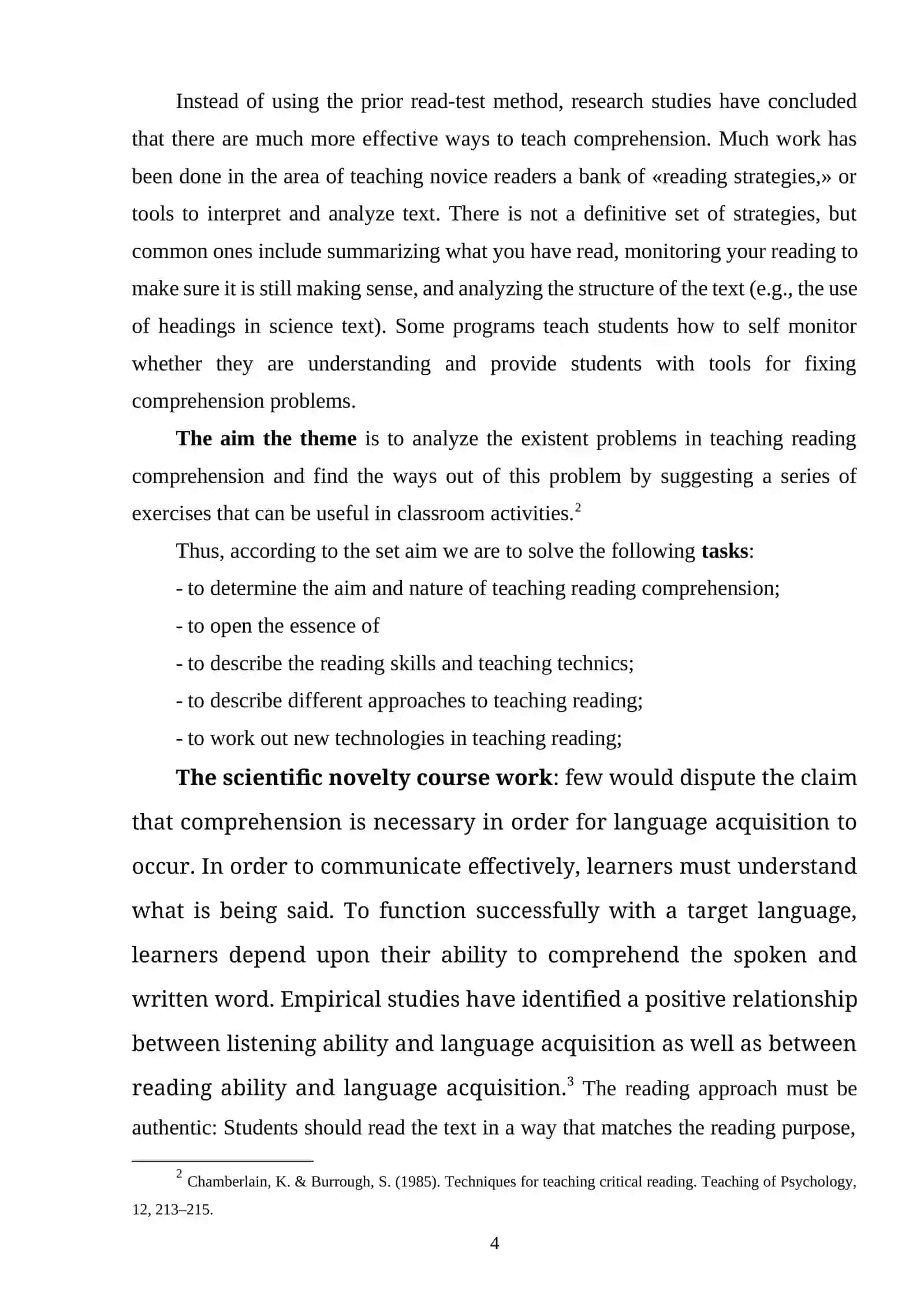 Strategies for assessing the reading and listening skills of a2 level students 3