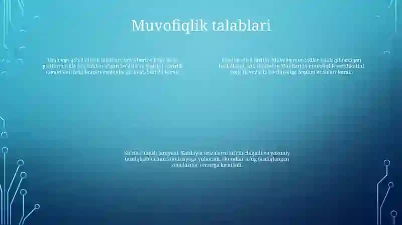 Korxona Standartlarini Davoat RoʻYhatidan OʻTkazish Tartibi 3