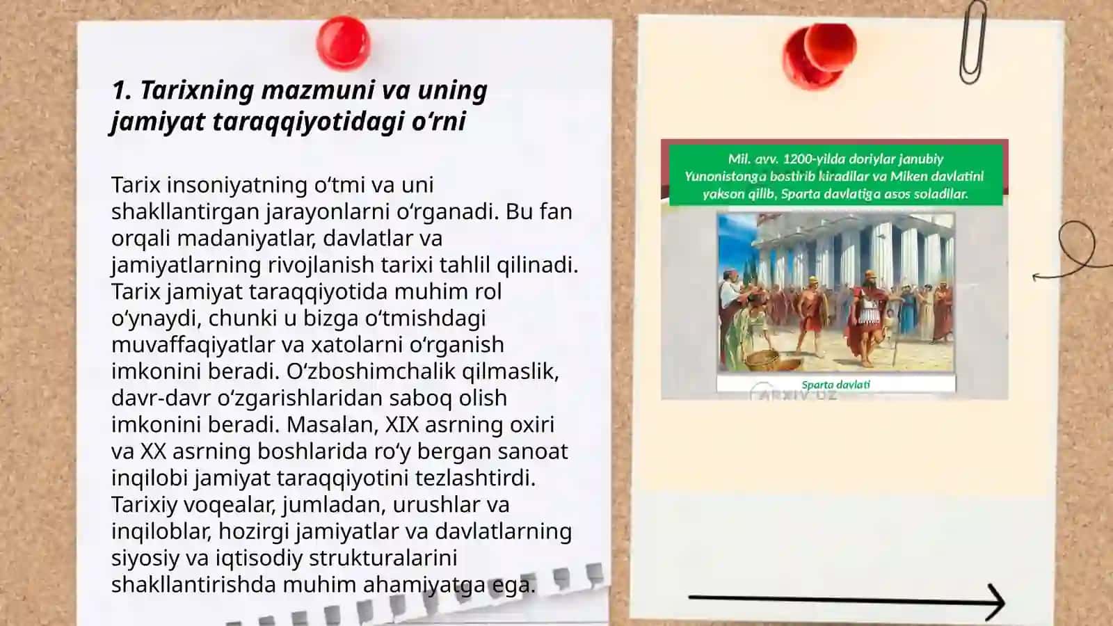 Tarixning mazmuni, yo‘nalishlari va konsepsiyalari 3