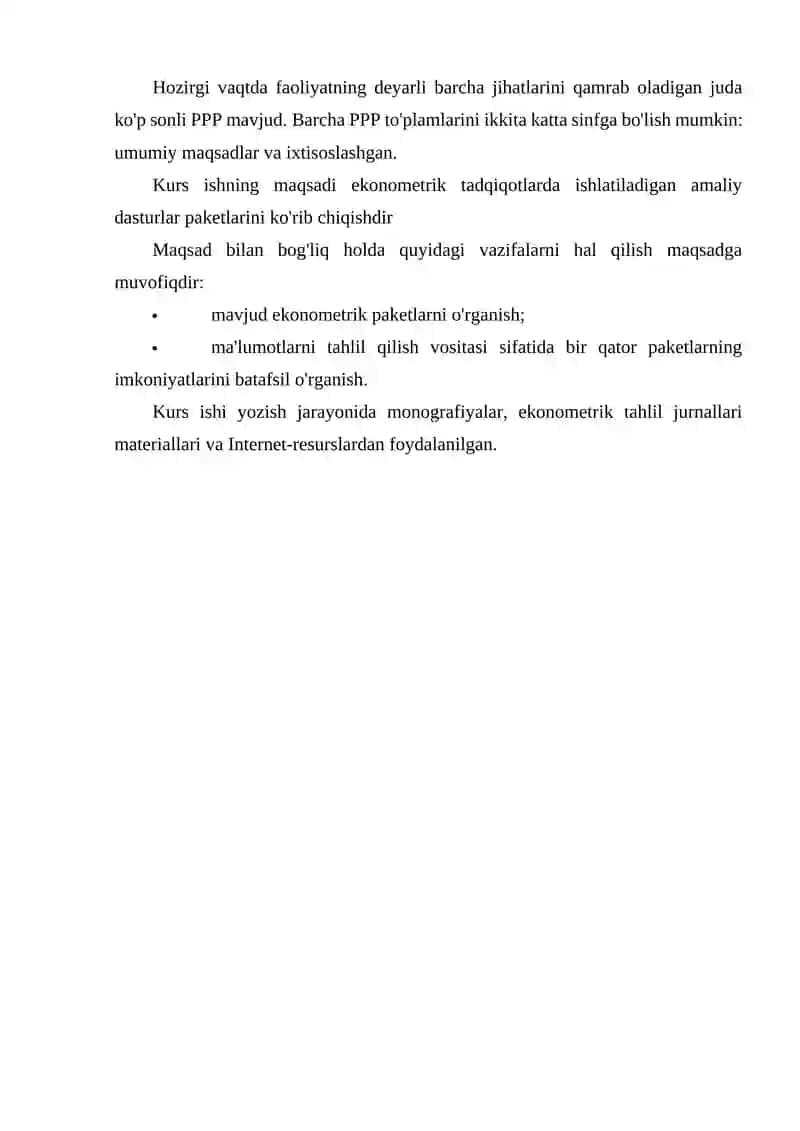 Ekonometrik tadqiqotlar uchun axborot texnologiyalari 3