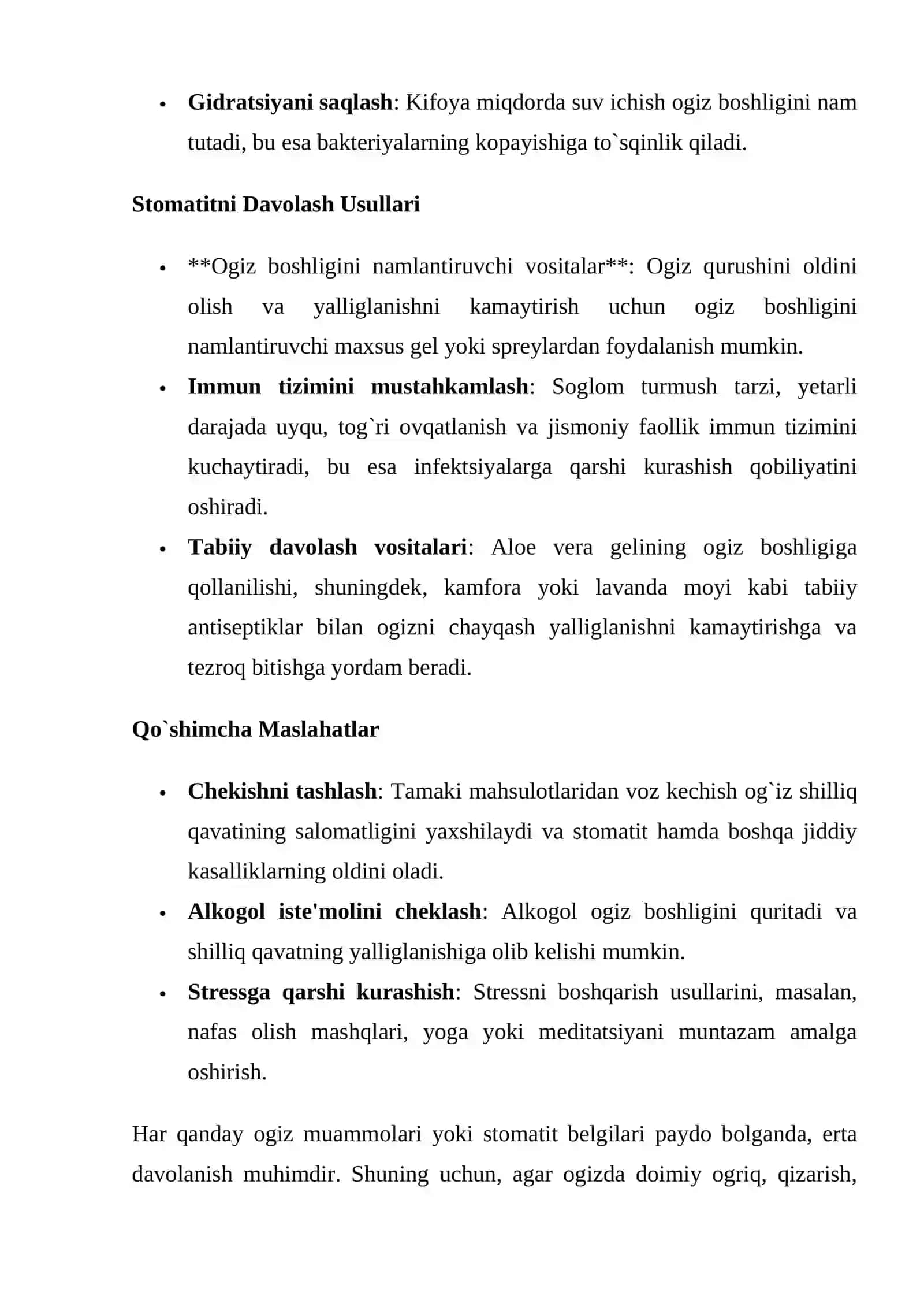 Og`iz shilliq qavatini parvarish qilish 3
