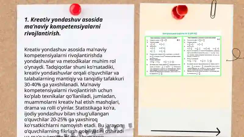 Kreativ yondashuv asosida ma’naviy kompetensiyalarni rivojlantirish 3