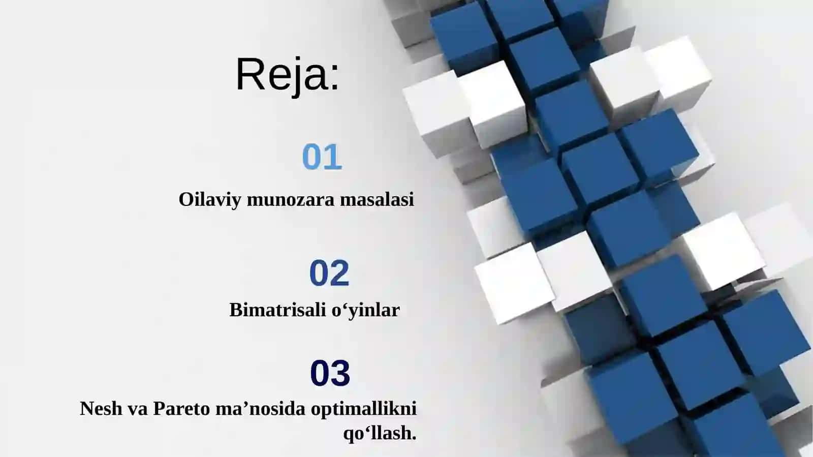 Jarayonlar tadqiqoti va optimal boshqaruv fani 3