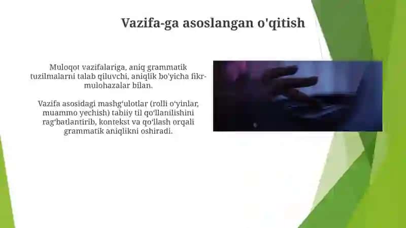 Grammatik ko'nikmalarni shakllantirish usullari va yo'llari 3