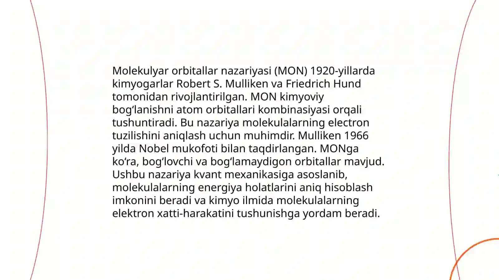 Molekulyar orbitallar nazariyasi 3