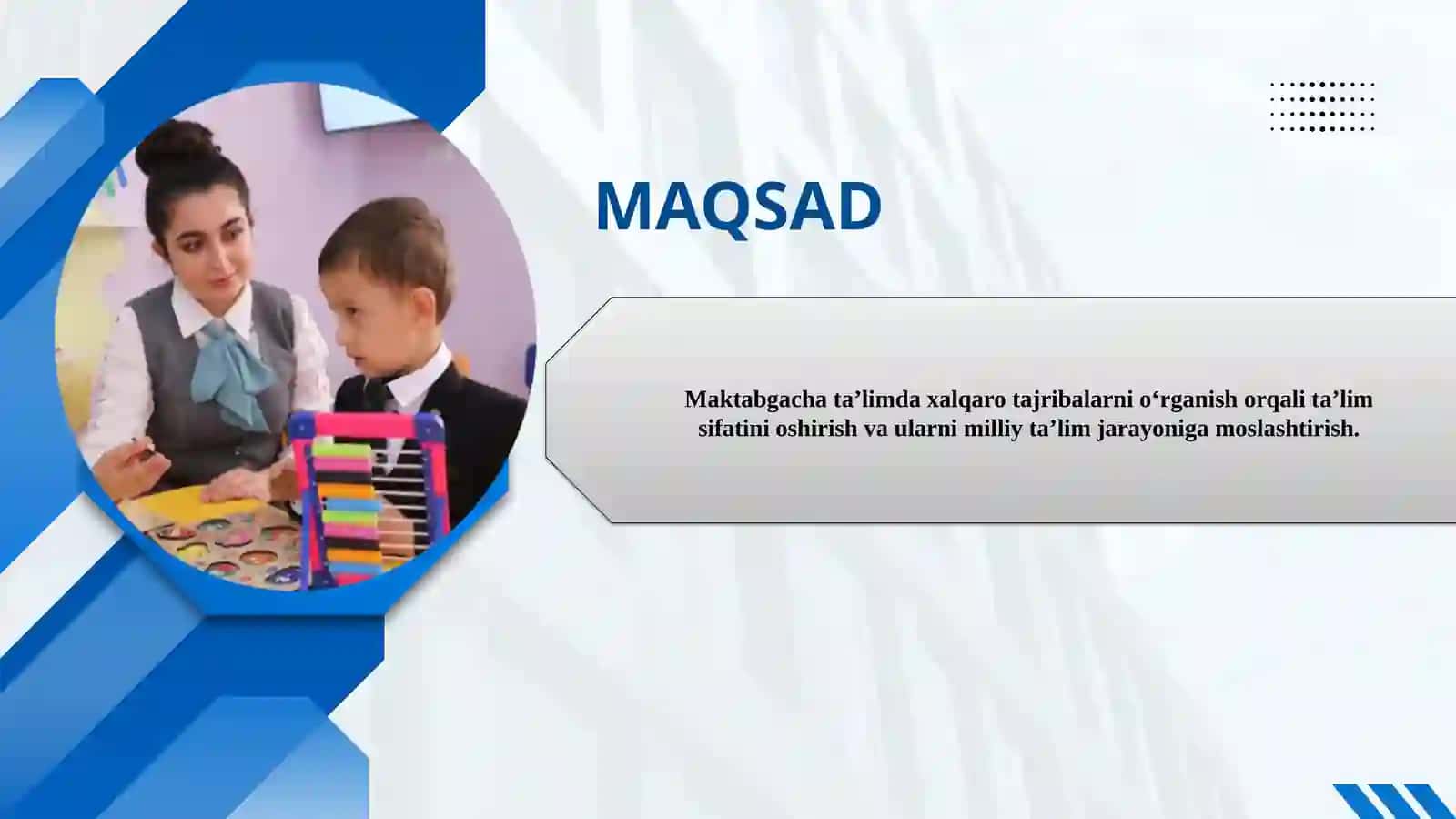 MAKTABGACHA TA’LIMDA XALQARO TAJRIBALARNI O‘RGANISHNING TA’LIM SIFATINI OSHIRISHDAGI O‘RNI 3