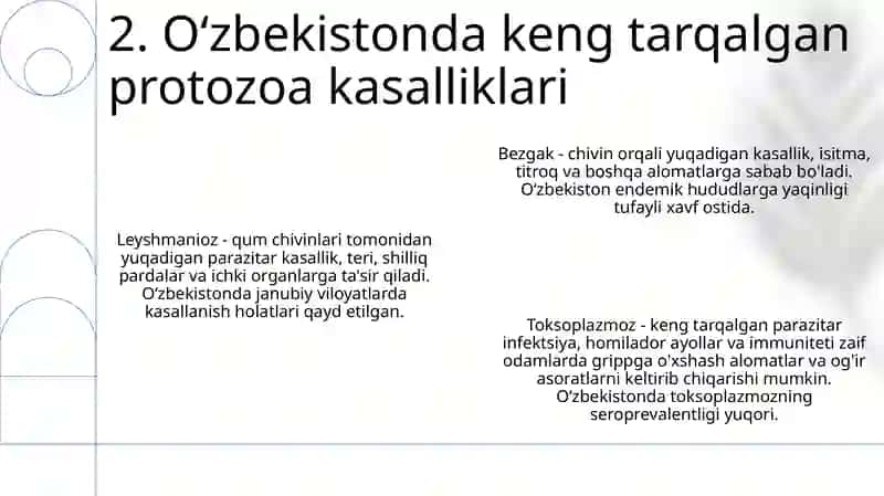 Protozooy Kasalliklari Va Ularga Qarshi Olib Borilayotgan Ishlar 3