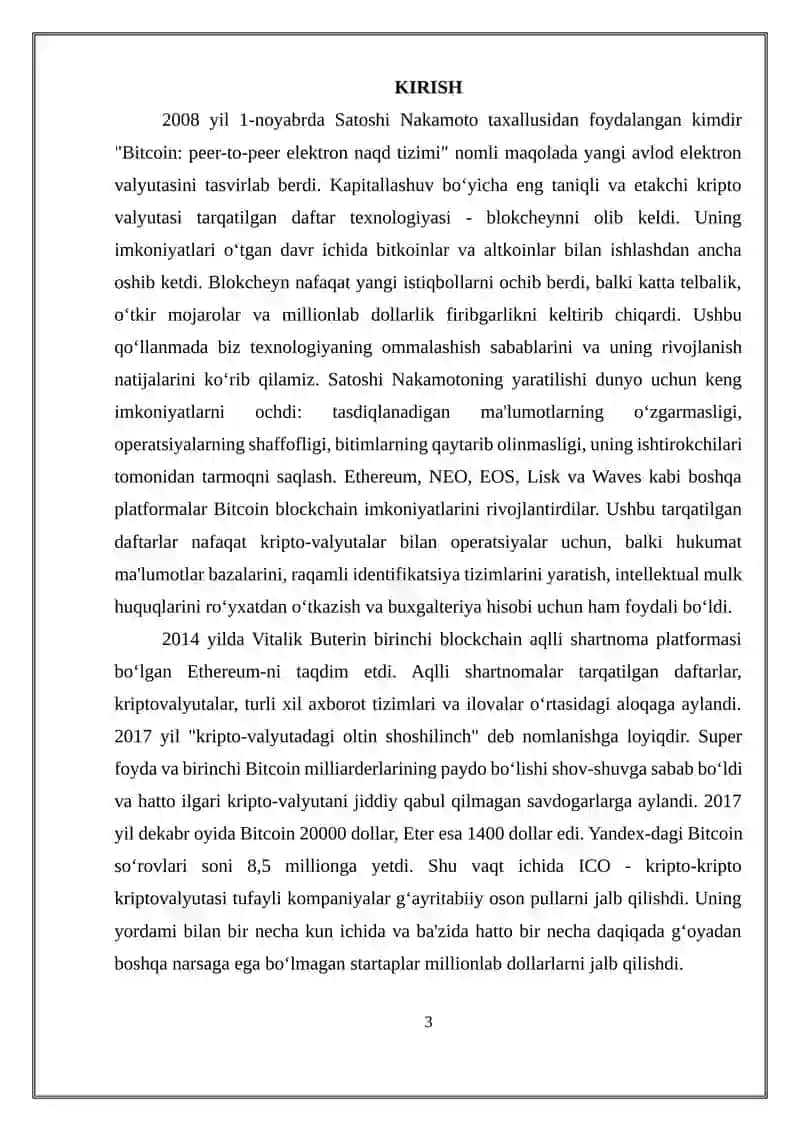 Tarmoqda axborot xavfsizligi va blokchain texnologiyasi 3