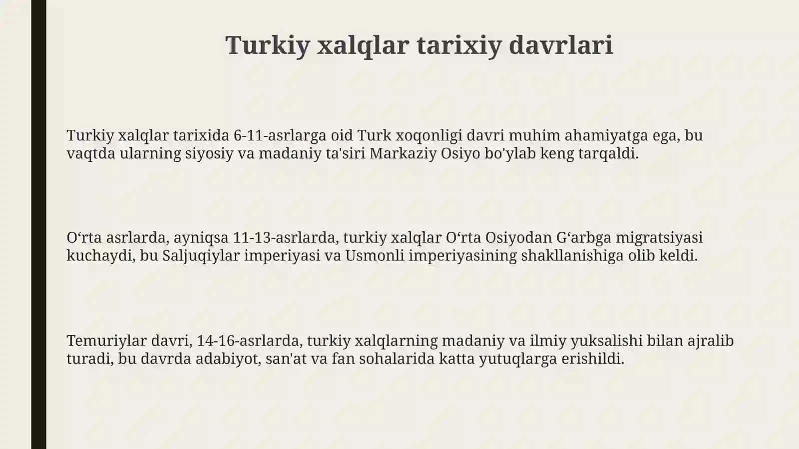 Turkiy xalqlarning tarixiy davrlari 3