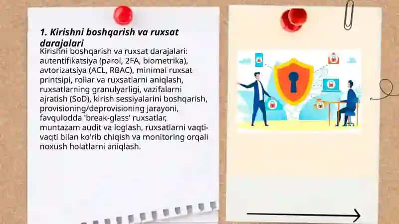 Axborot xavfsizligini ta`minlash usullari 3