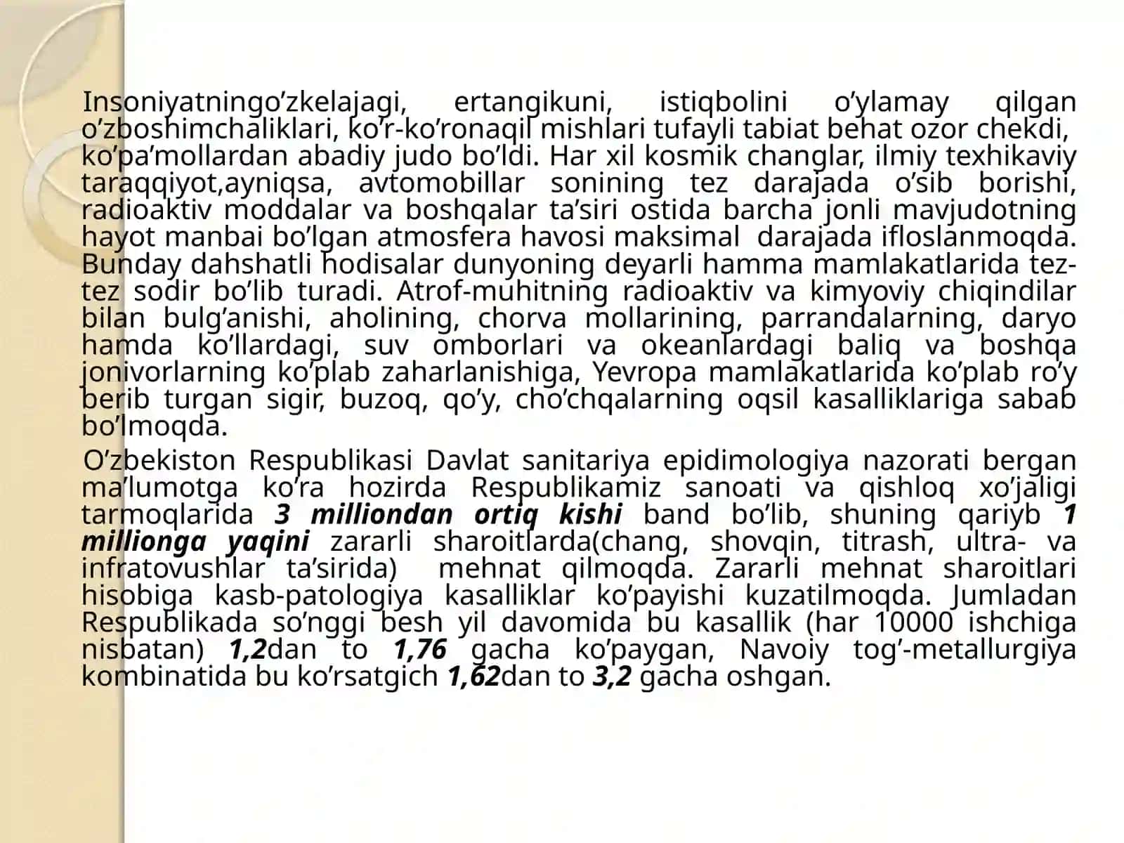 O’ZBEKISTON KO’LLARI OROLMUAMMOLARI VA KELAJAGI 3