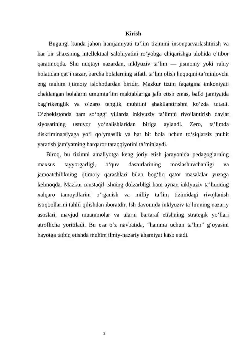 Inklyuziv ta’lim tamoyillari va rivojlanish istiqbollari 3