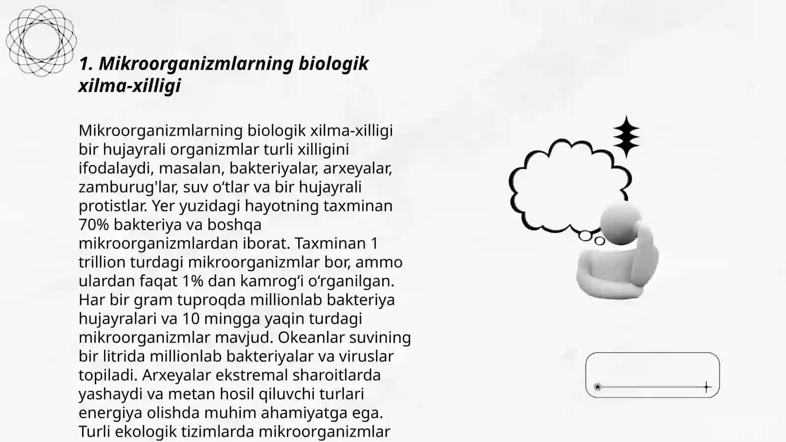Mikroorganizmlarning biologik xilma-xilligi 3