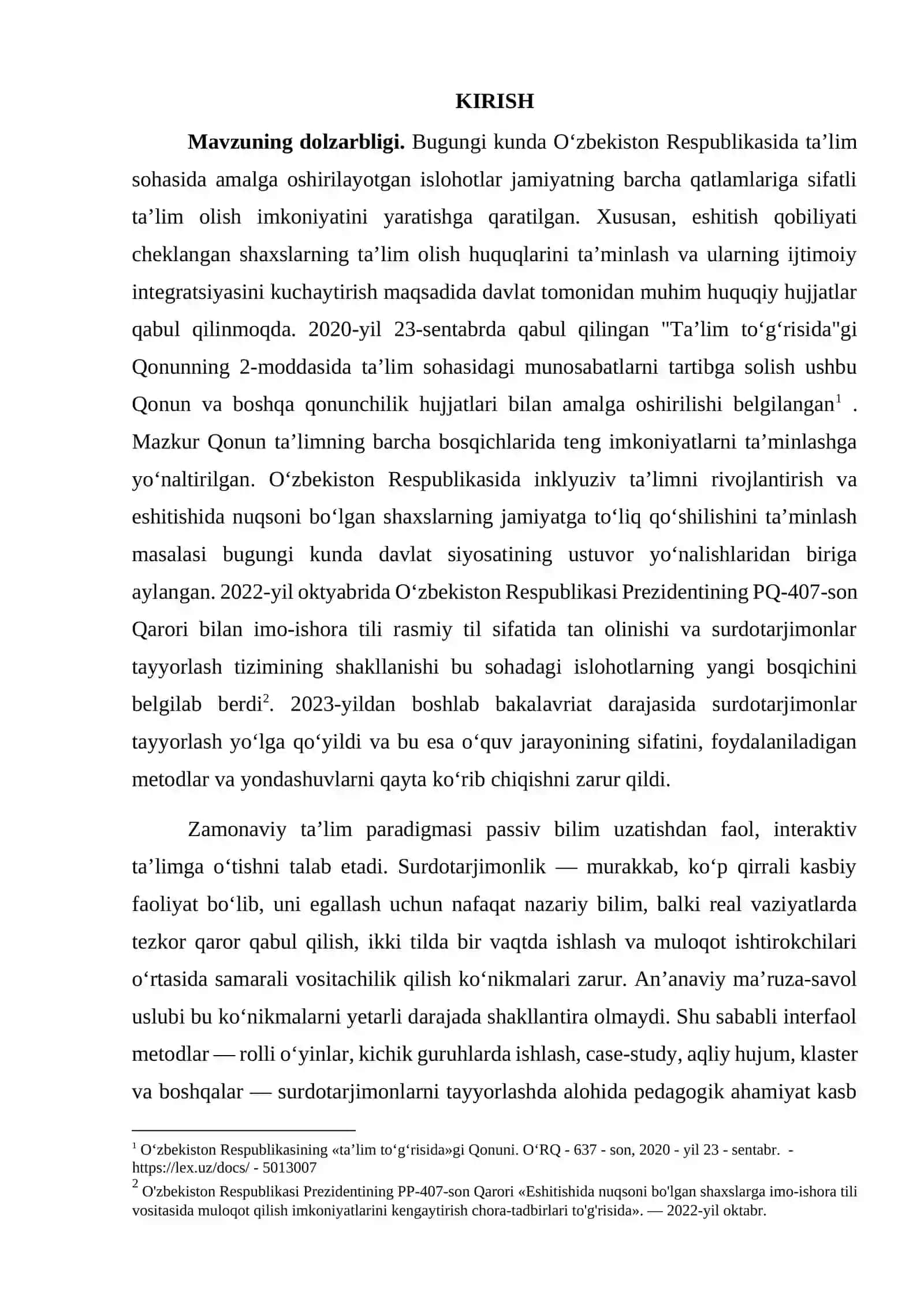 Surdotarjimonlik faoliyatida interfaol metodlardan foydalanishning pedagogik asoslari 3