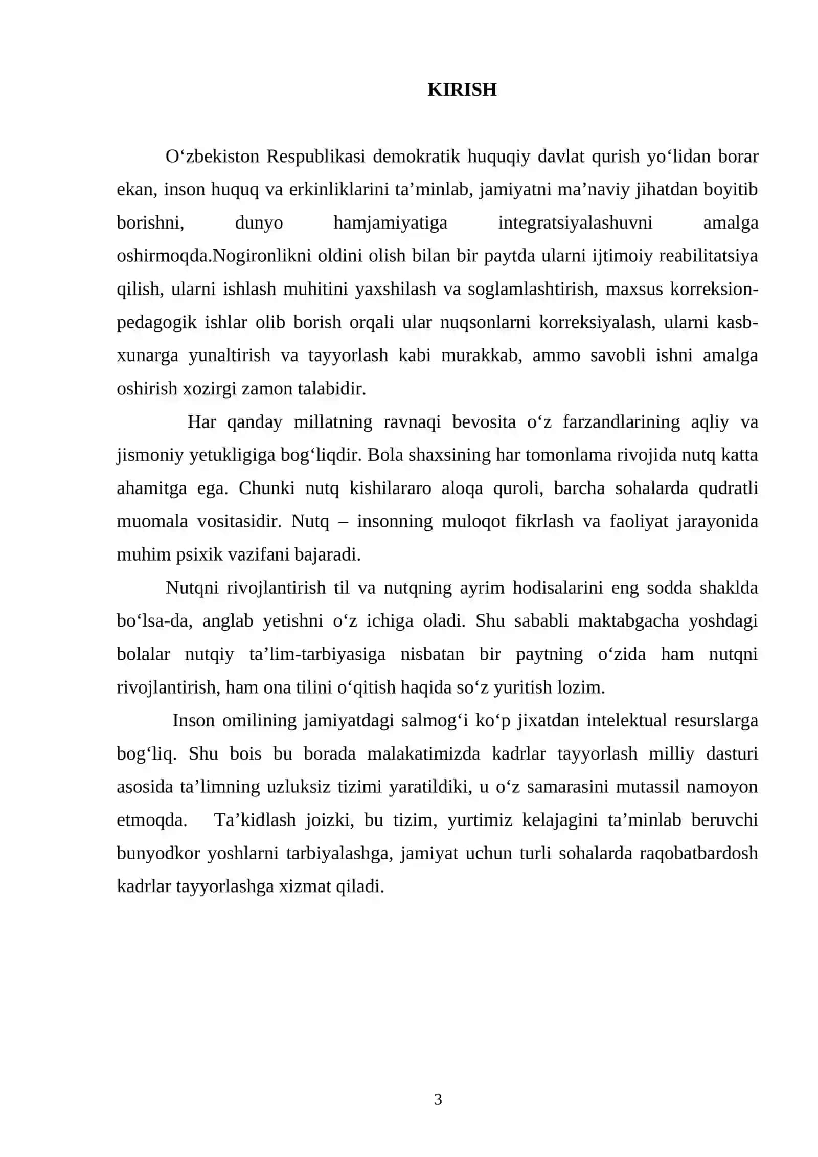 “MAKTABGACHA YOSHDAGI ESHITISHIDA NUQSONI BOʻLGAN BOLALAR BILAN AMALGA OSHIRILADIGAN LOGOPEDIK KORREKSION ISHLAR TIZIMI” 3
