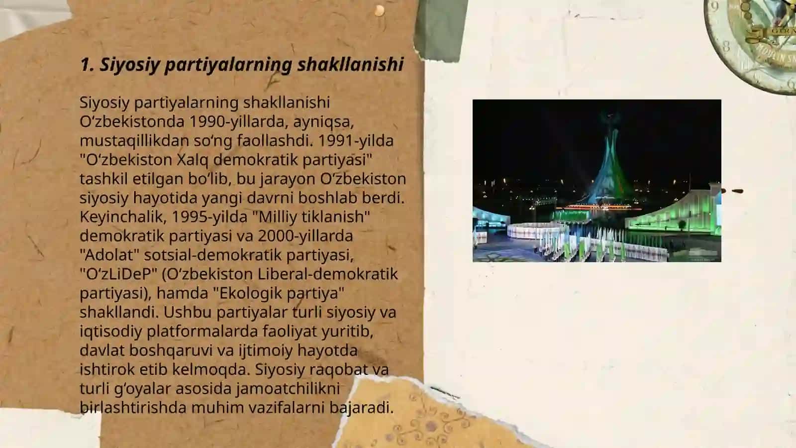 Siyosiy partiyalarning shakllanishi 3
