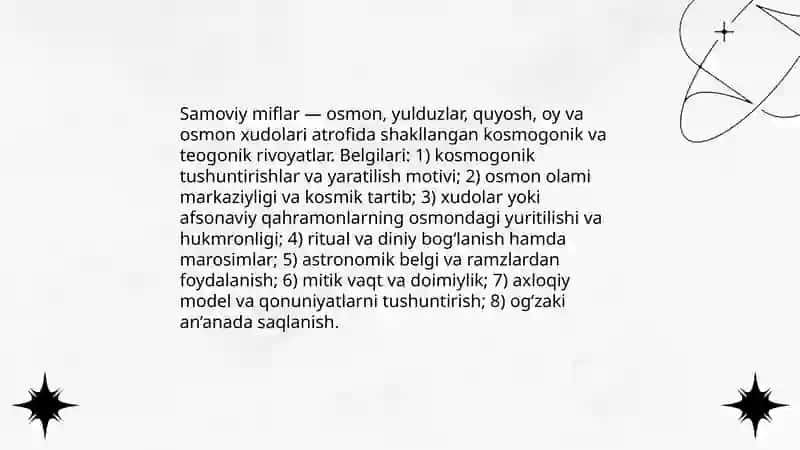 Samoviy miflar 3