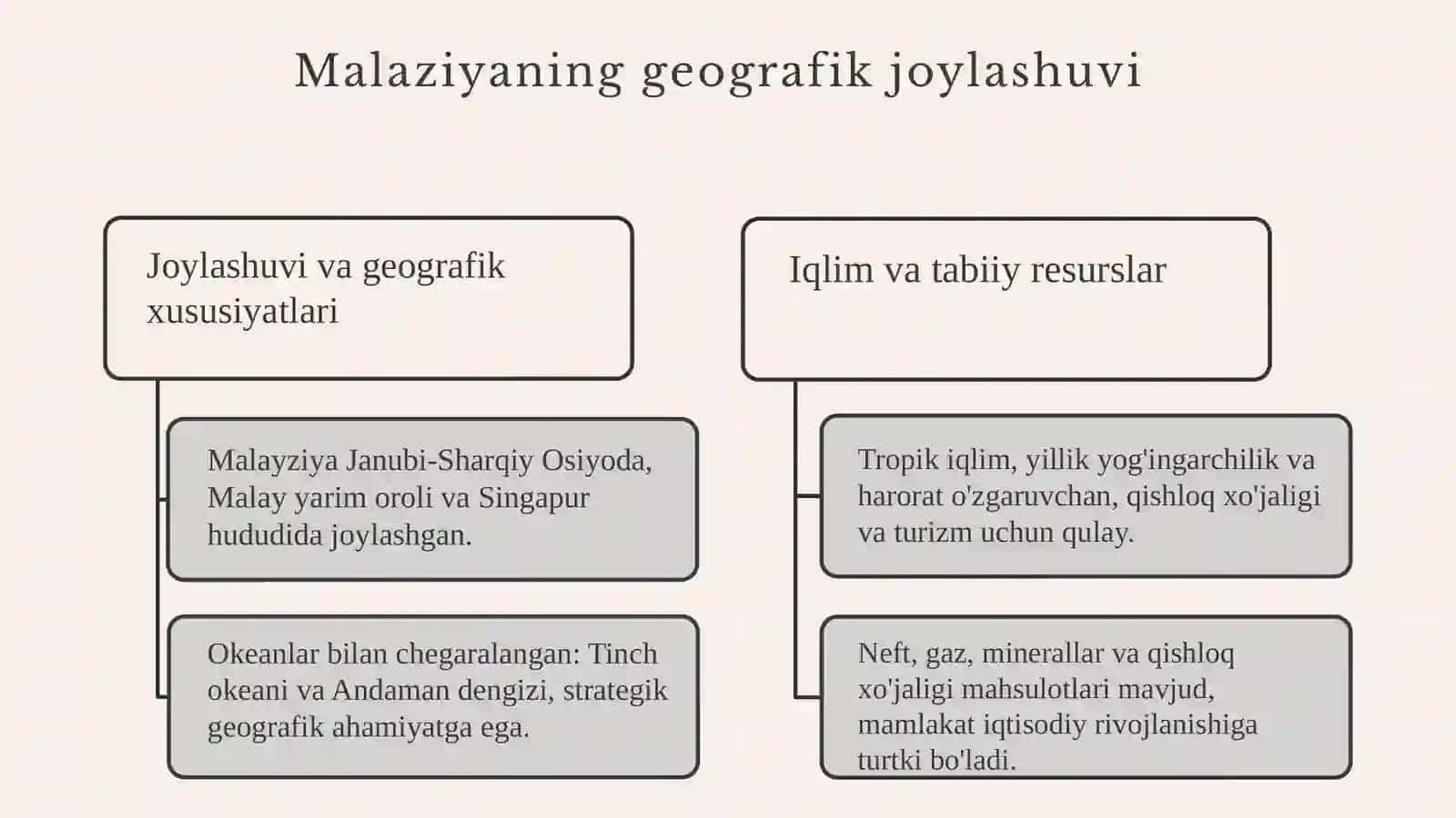 Malaziyaning iqtisodiy geografik va turistik tavsifi 3