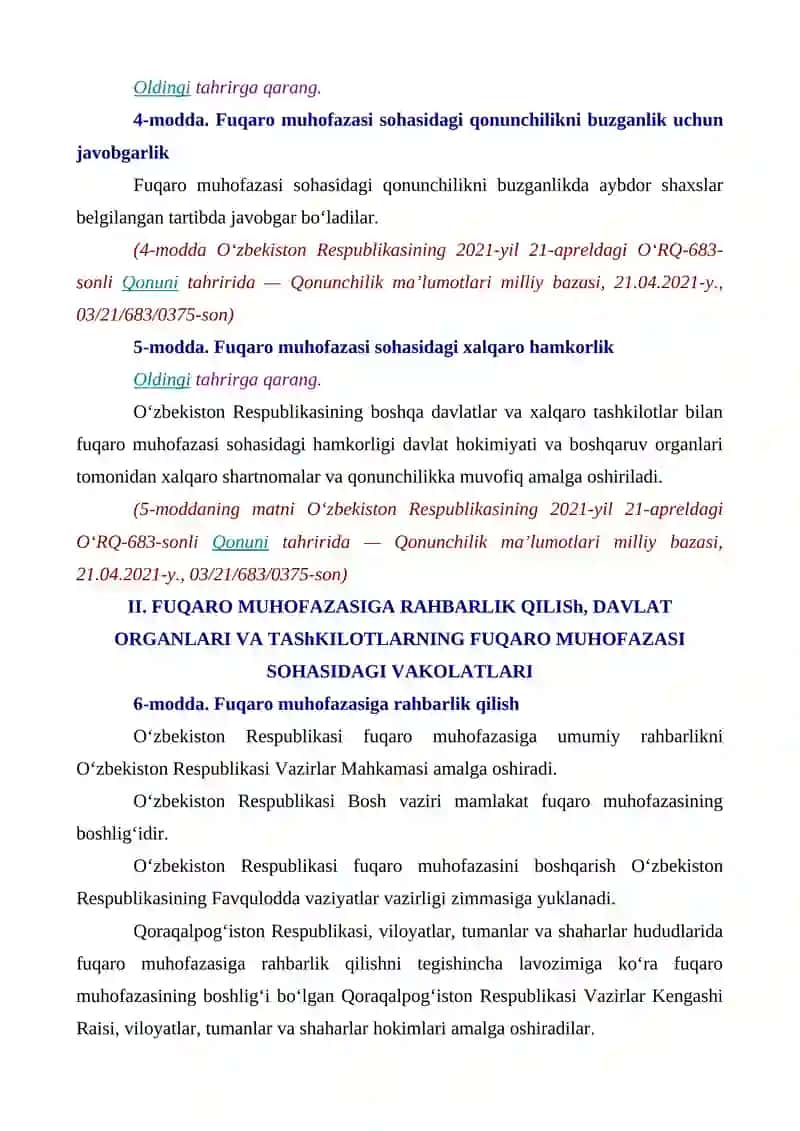 FUQORO MUHOFAZASI TO‘G‘RISIDAGI QONUNI 3