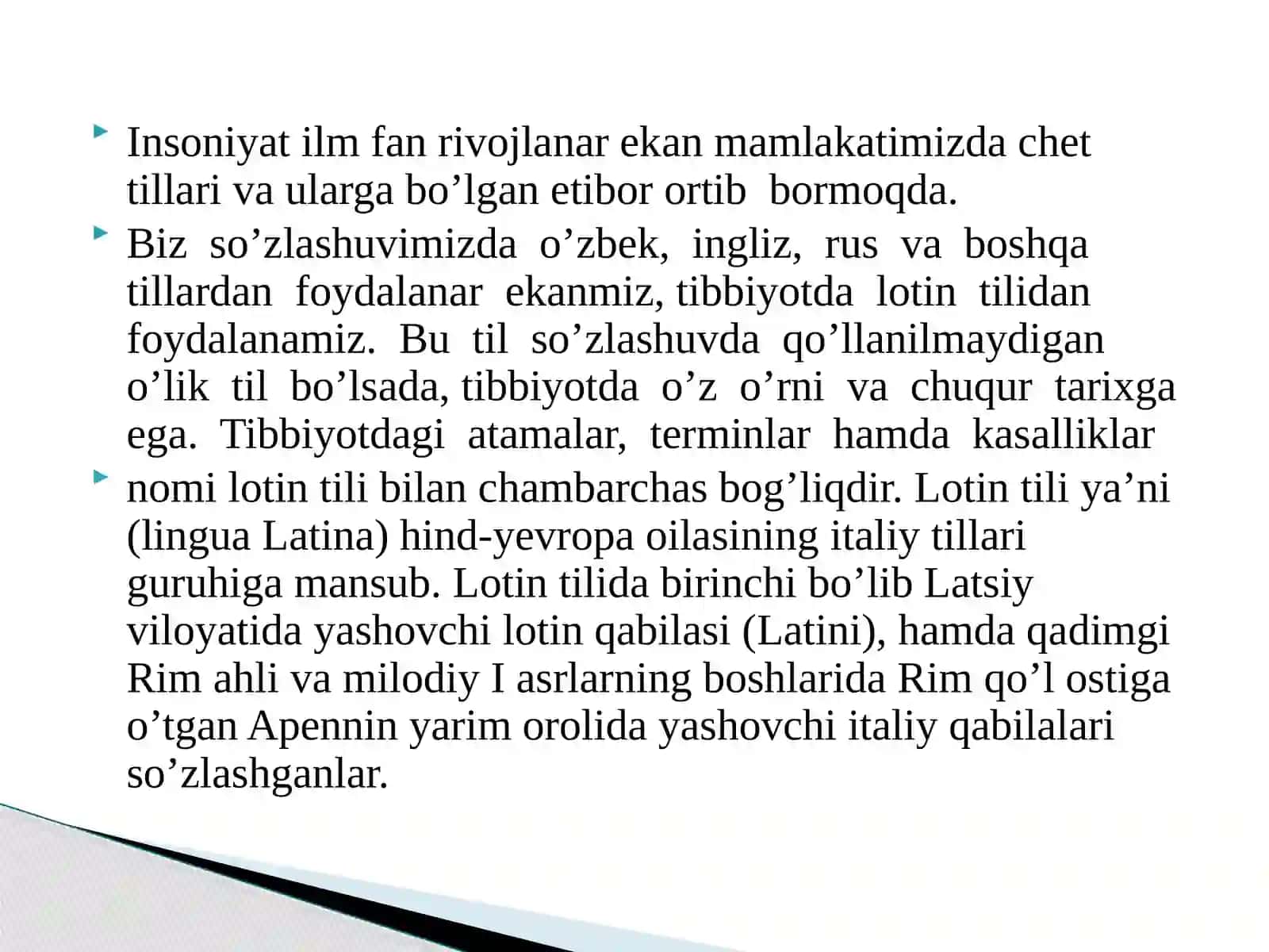 Lotin tili tarixi 3