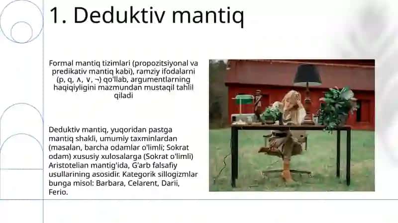 Mantiq.(Logika) Tafakkur shakllari. Falsafa metodlari qonunlari va kategoriyalari 3