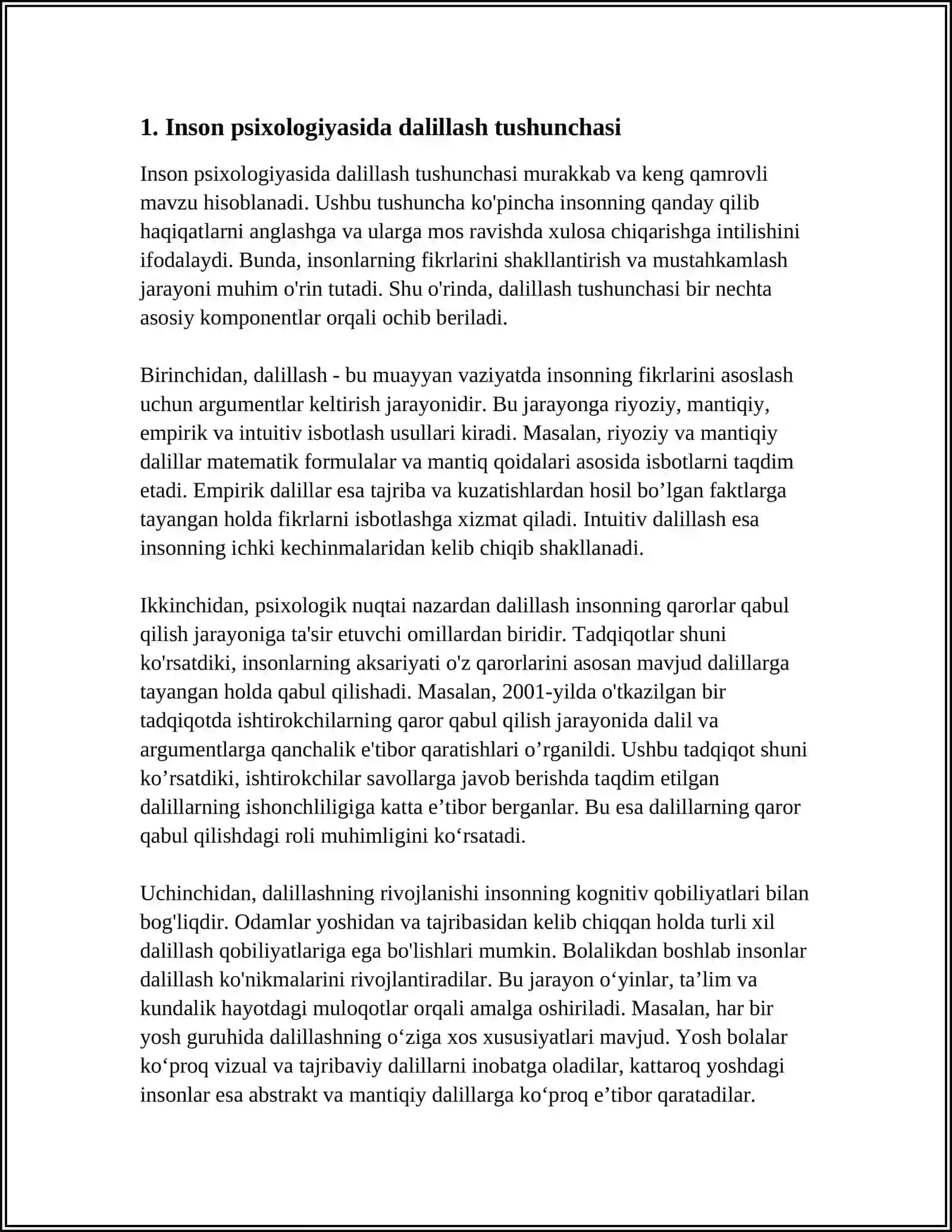 DALILLASH VA ISHONCH-ETIQODNING SHAKLLANISH JARAYON 3