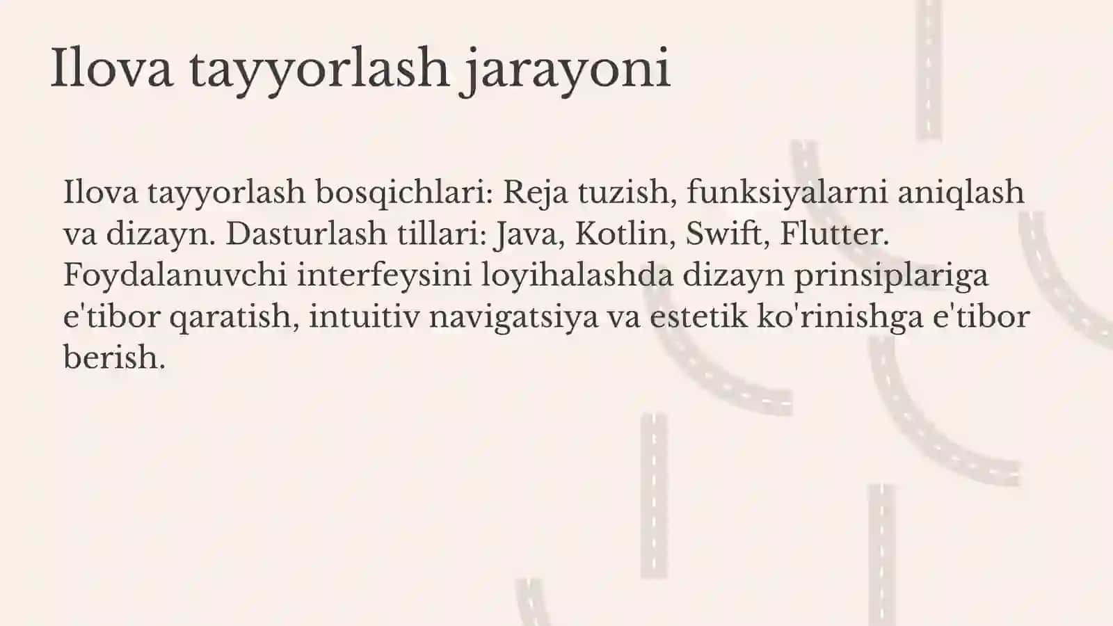 Google Play va App Store uchun ilova joylash. 3