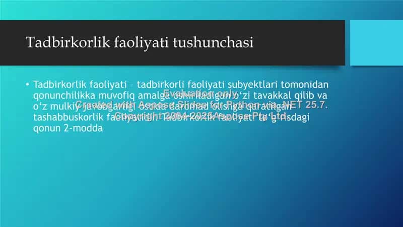Tadbirkorlik subyektlari orasida hunardmachlikning o‘ziga xos xususiyatlari. 3