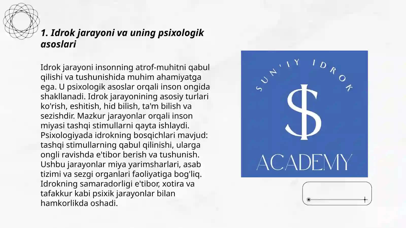 Idrok va xayol 3
