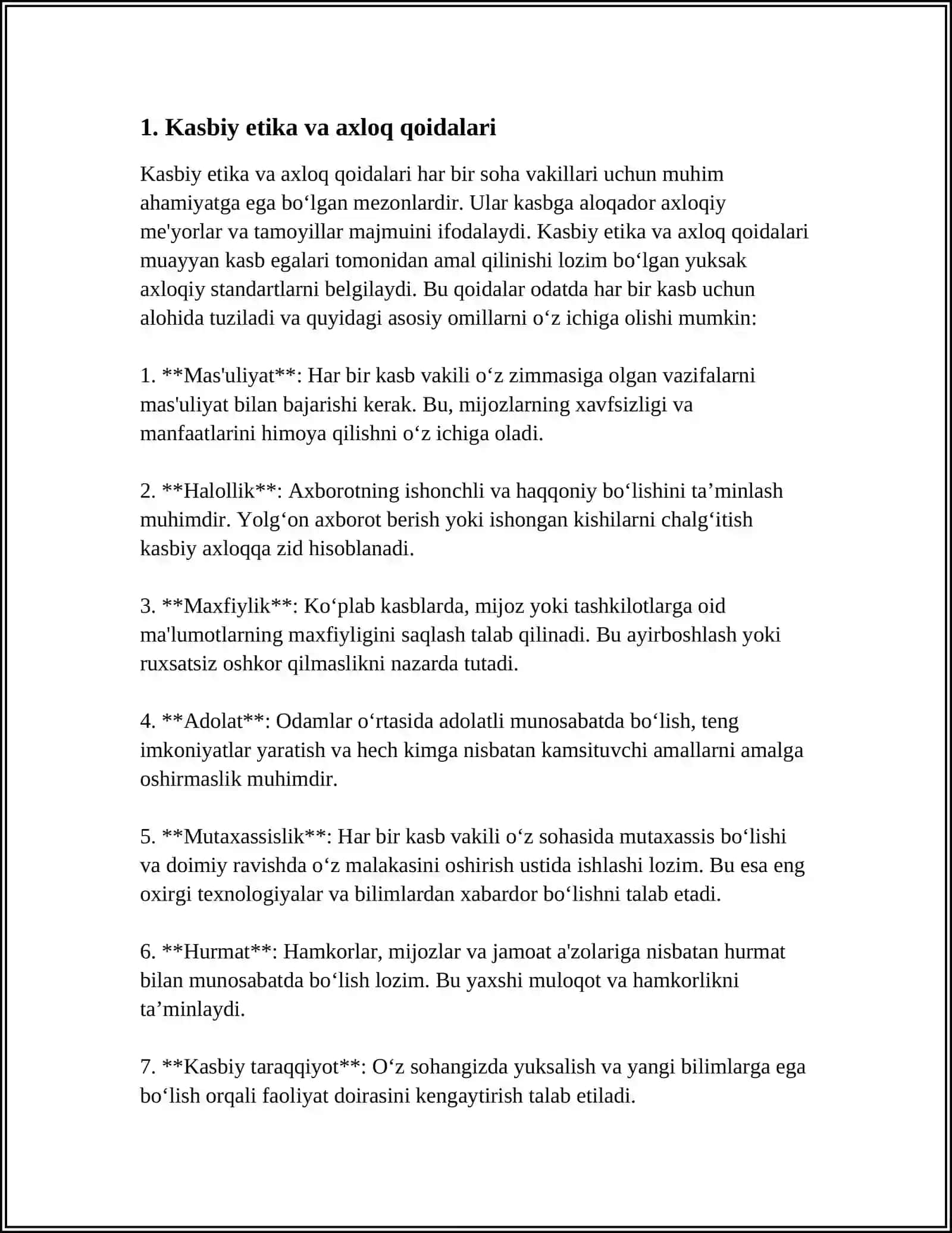 TIBBIY XODIMLARI FAOLIYATIDA ETIKA VA DEONTOLOGIYA MASALALARI 3