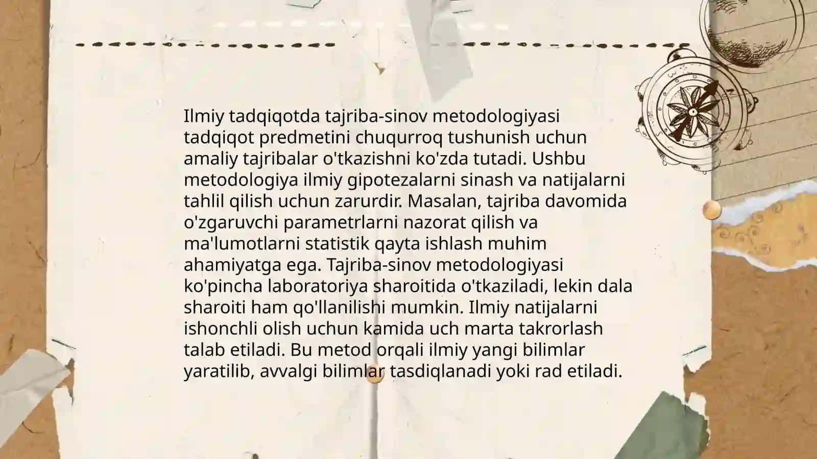 Ilmiy tadqiqotda tajriba-sinov ishlarini olib borish 3