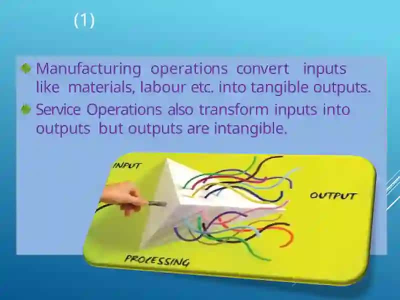 DIFFERENCE BETWEEN MANUFACTURING AND SERVICE OPERATIONS 3