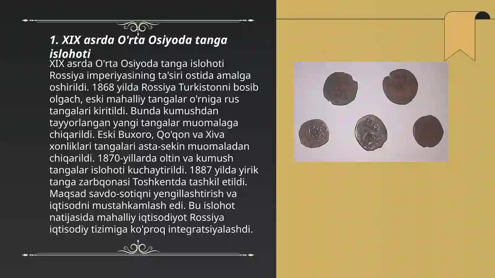 XVIII-XX asrda O'rta Osiyo tangalari 3