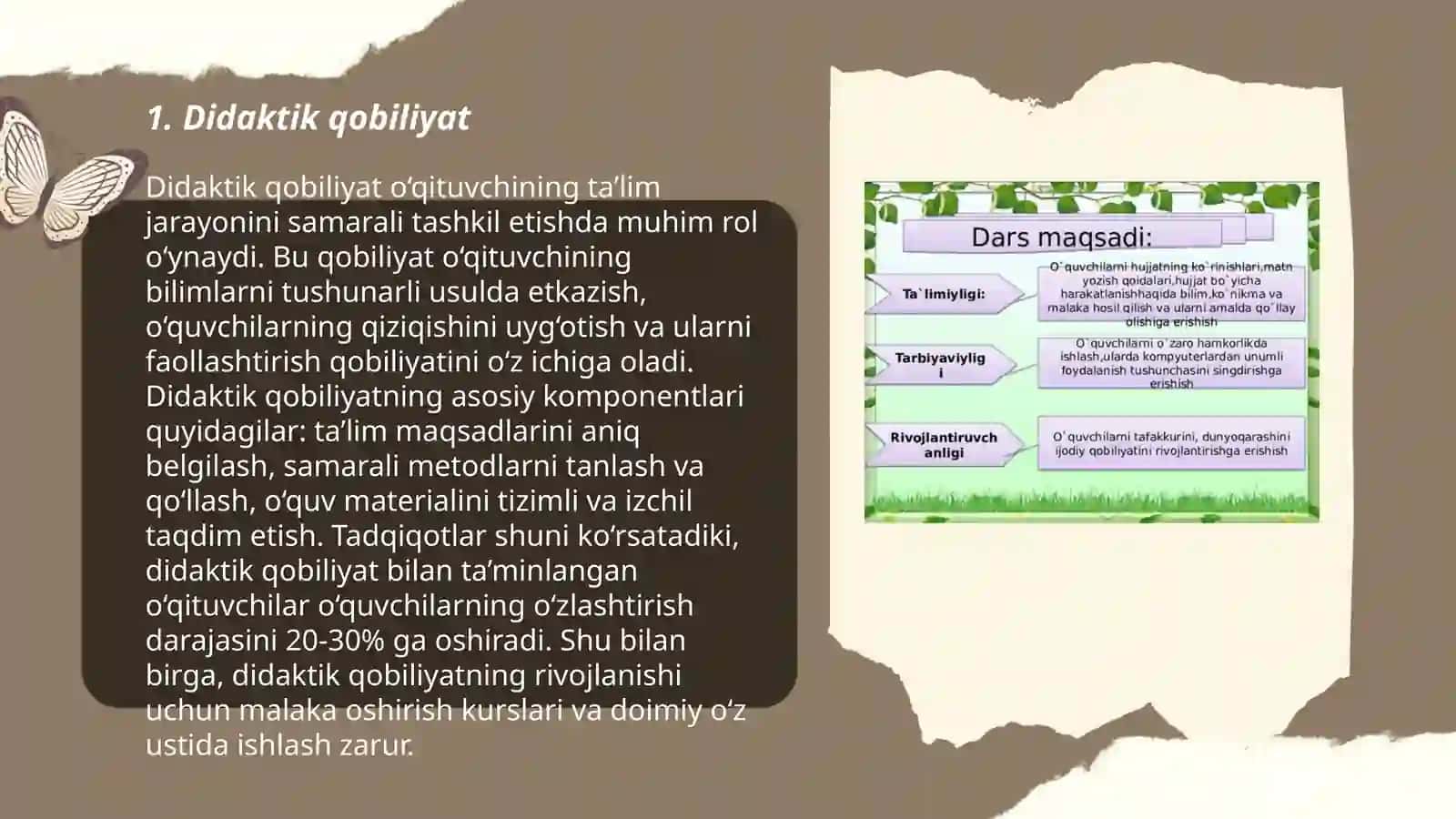 Oʻqituvchi pedagogika qobiliyatining asosiy sifatlari va xususiyatlari 3