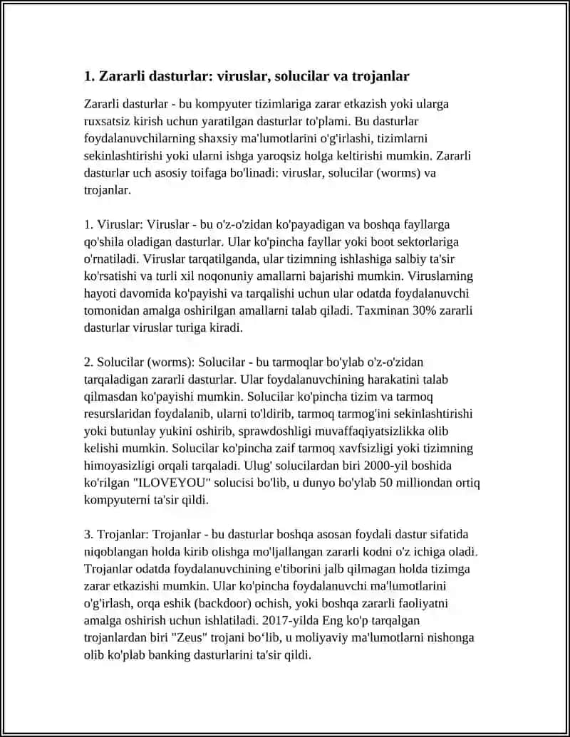 KOMPYUTER TIZIMLARI UCHUN XAVFSIZLIK TAHDIDLARI 3