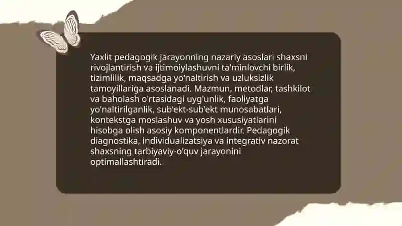 Shaxsning rivojlanish tarbiyasi va ijtimoiylashuvi yaxlit pedagogik jarayoni 3