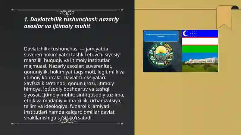 Davlatchilik tushunchasi ózbek davlatchiligi va uning tarixiy bosqichlari 3