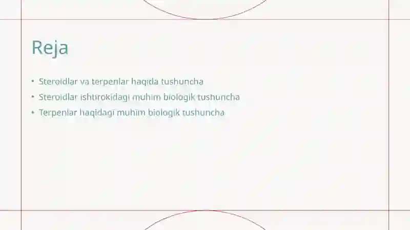 Steroidlar va Terpenlar haqida Tushuncha 3