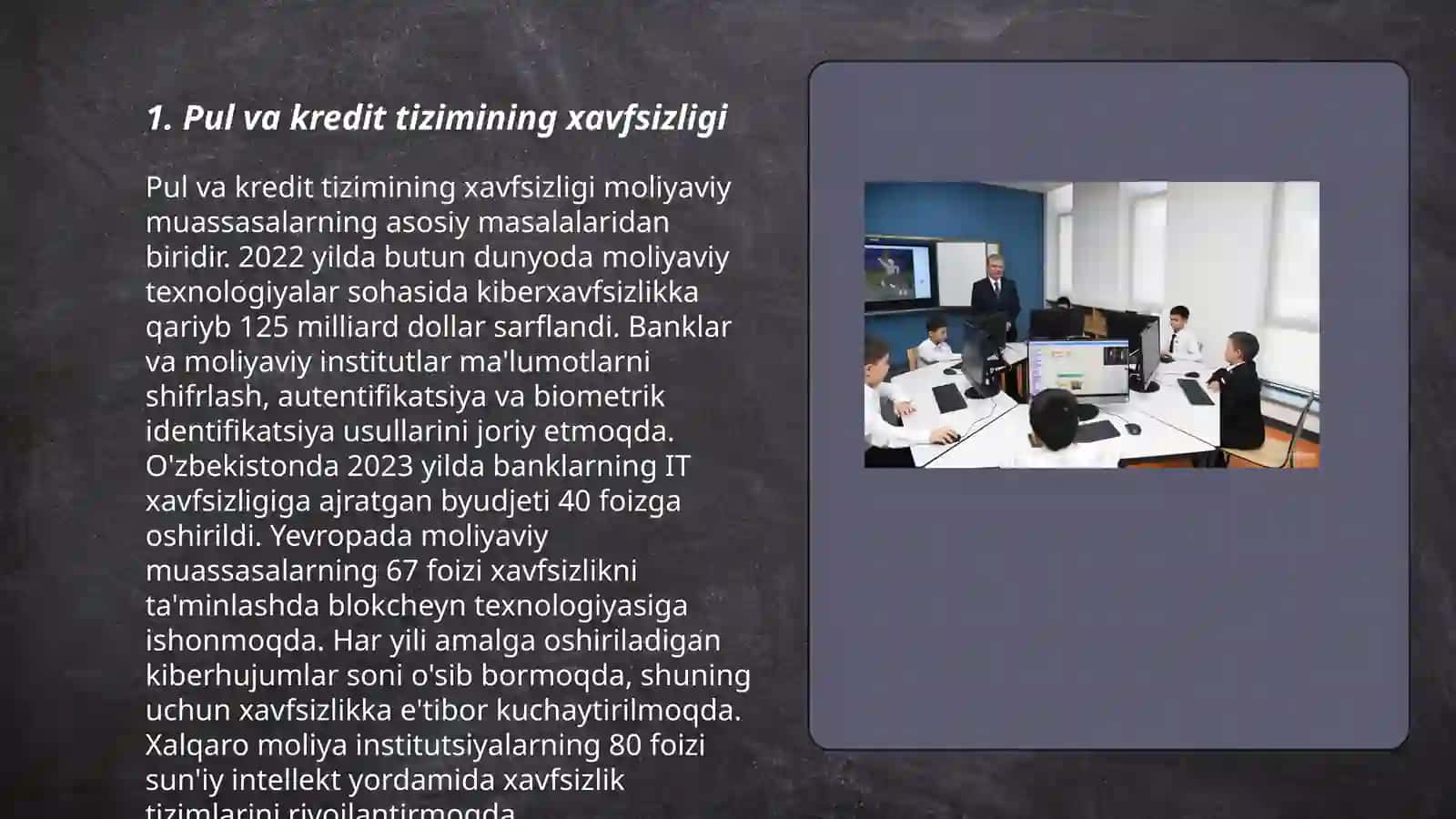 Pul va kredit tizimining xavfsizligi 3