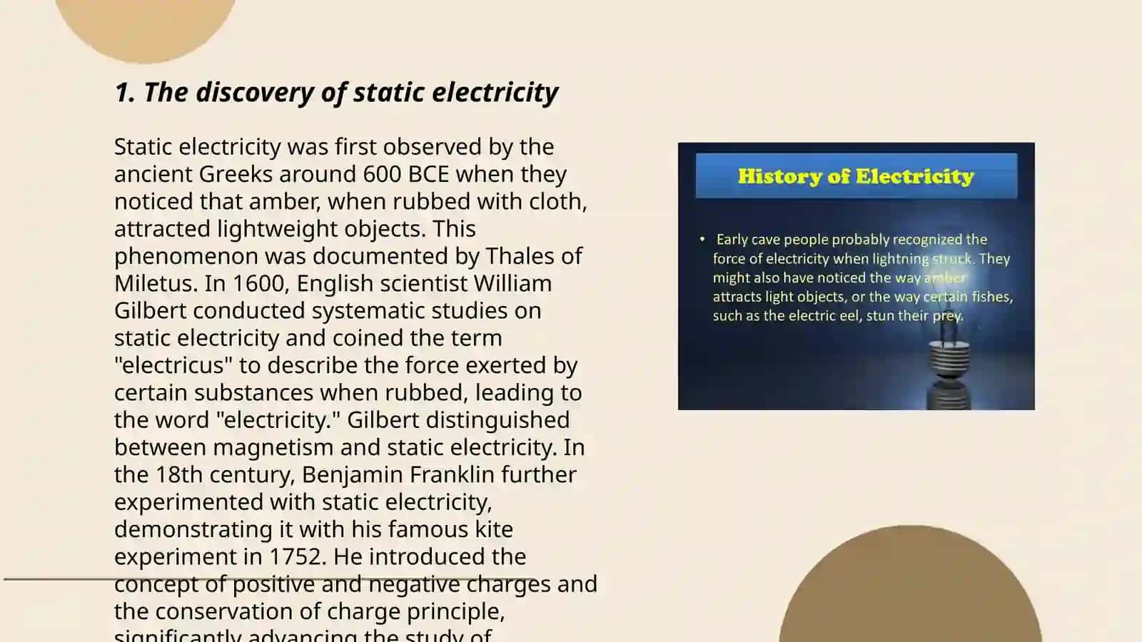 The History of Electricity 3