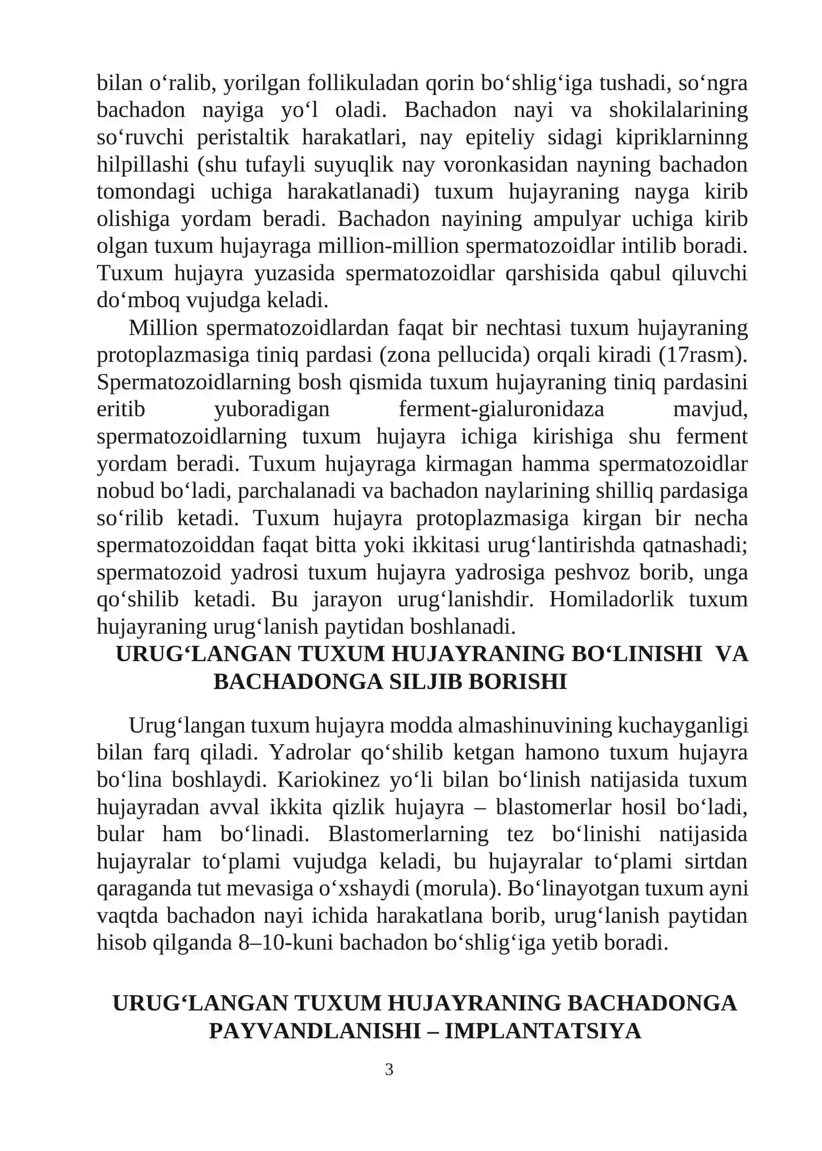 Homiladorlik davrida hamshiralik parvarishi homiladorlik fiziologiyasi 3