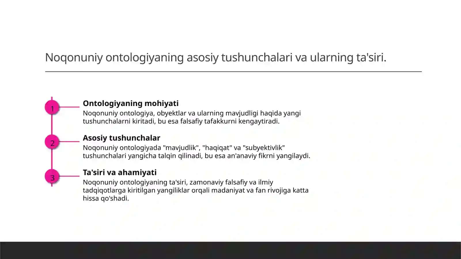 Noklassik ontologiyaning yõnalishlari va mohiyati 3