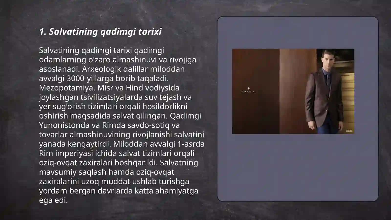 Salvatini tarixi va iqtisodiyoti 3