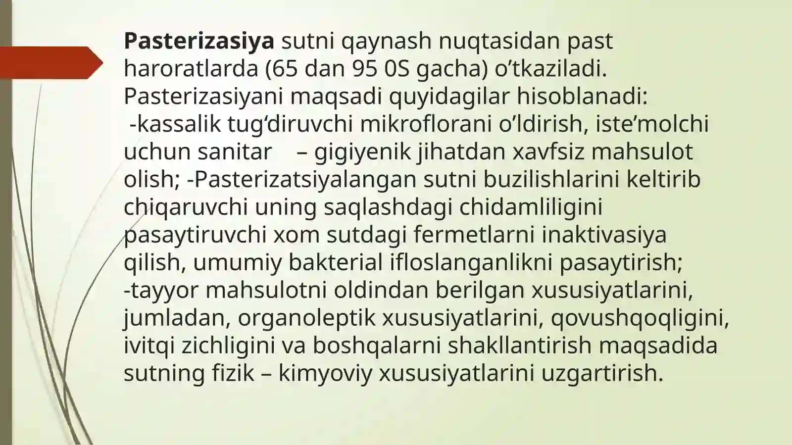 Sut maxsulotlarini saqlash va qayta ishlash 3