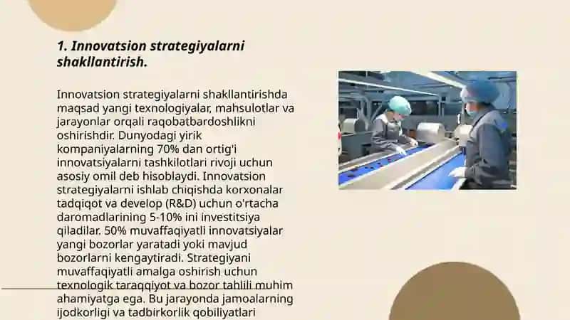 Lot va korxona innovatsiyalari 3
