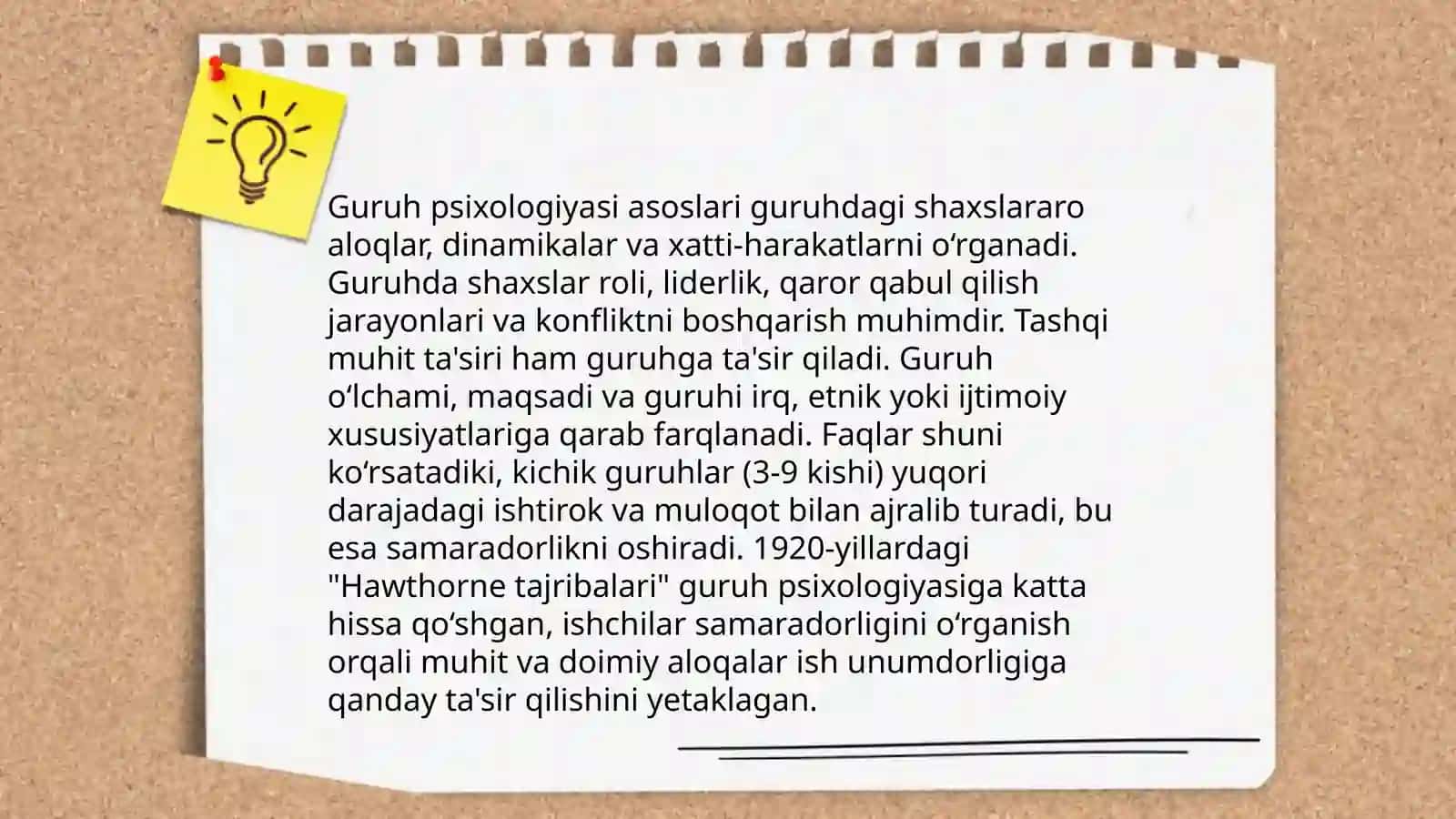 Guruhlar Psixologiyada 3