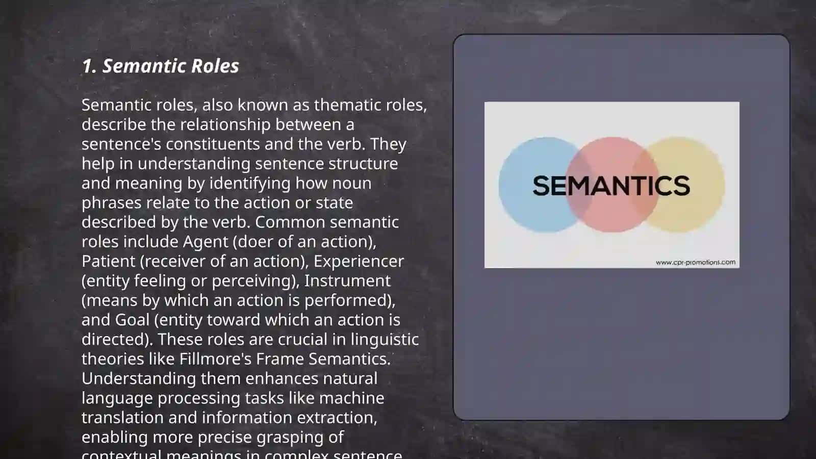 Semantik typology 3