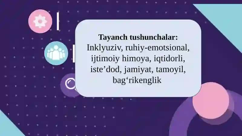 Maktabgacha inklyuziv ta’limning asosiy kategoriyalari 3