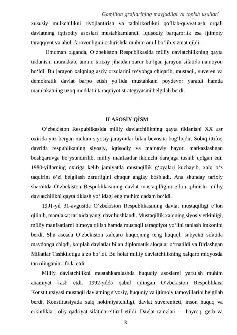 O'zbekiston Respublikasi Milliy davlatchiligining qayta tiklanishi 3